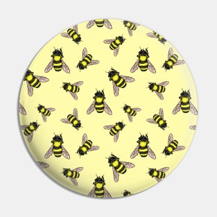 Honey Bee Pattern Pin