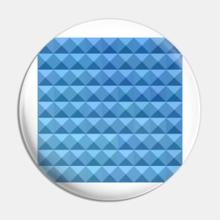 Cornflower Blue Abstract Low Polygon Background Pin