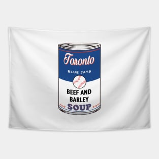 Toronto Blue Jays Soup Can Tapestry