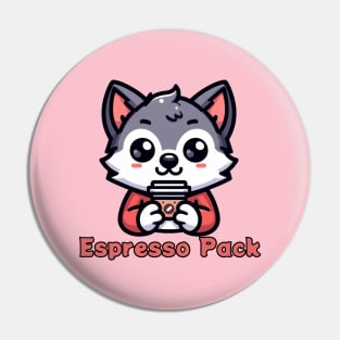 Coffee wolf espresso Pin