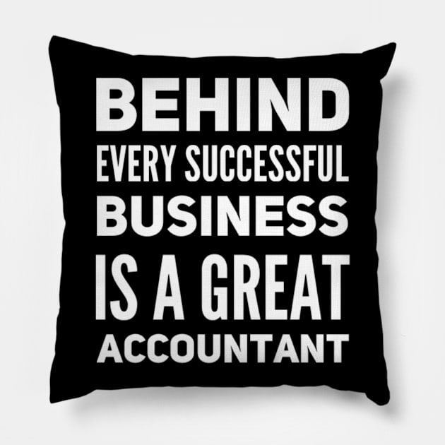 Accountant Chartered Accountant Gift Pillow by Life of an Accountant