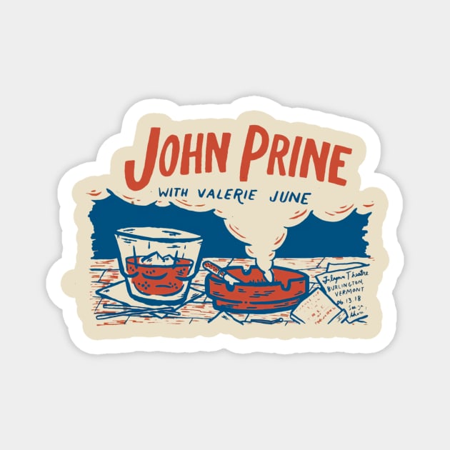 Valerie June prine Magnet by Zackstrom Studio