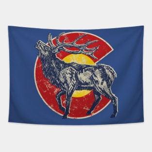 colorado elk Tapestry