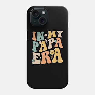 Retro Groovy In My Papa Era Father's Day Phone Case