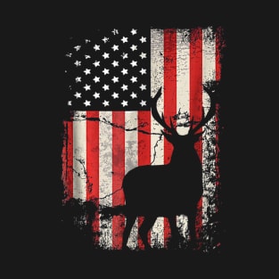 Deer Hunting Flag T-Shirt