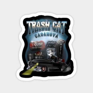 Ratfink Trash Cat Magnet