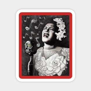 Billie Holiday of the Dead Magnet