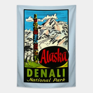 Denali National Park Alaska Vintage Tapestry