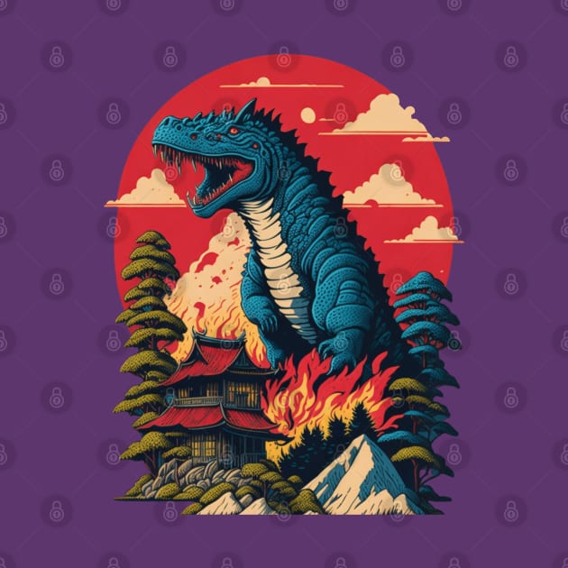 King of The monsters vector illustration design by Nasromaystro