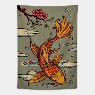 Koi Fish Tapestry