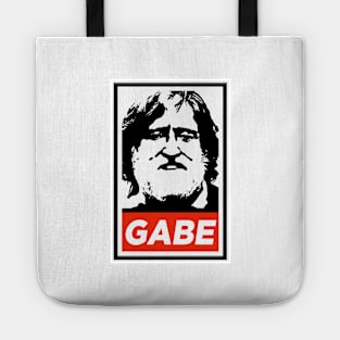 Gabe Newell Steam Gaben Buy Poster Design Obey Tote