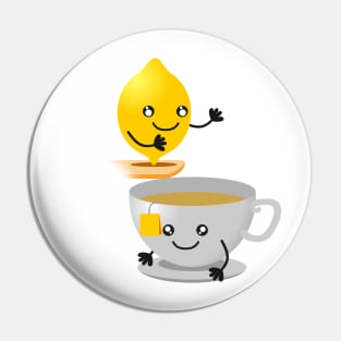 cute lemon tea Pin