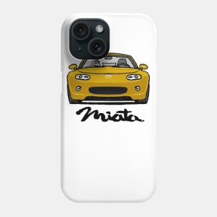 Mazda Mx5 Miata NC1 Yellow Phone Case