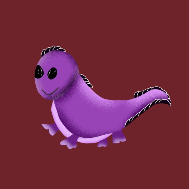 A cute purple monster by Twinnie5