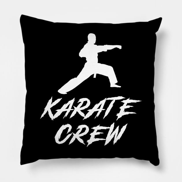 Karate Crew Awesome Tee: Kicking it with Humor! Pillow by MKGift