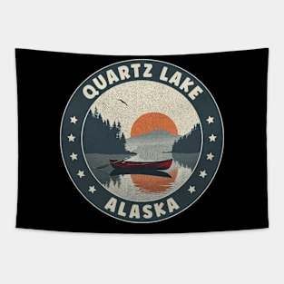 Quartz Lake Alaska Sunset Tapestry