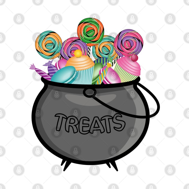 Treats Halloween Pot by Designoholic