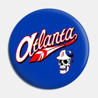 Atlanta Braves retro full script Pin