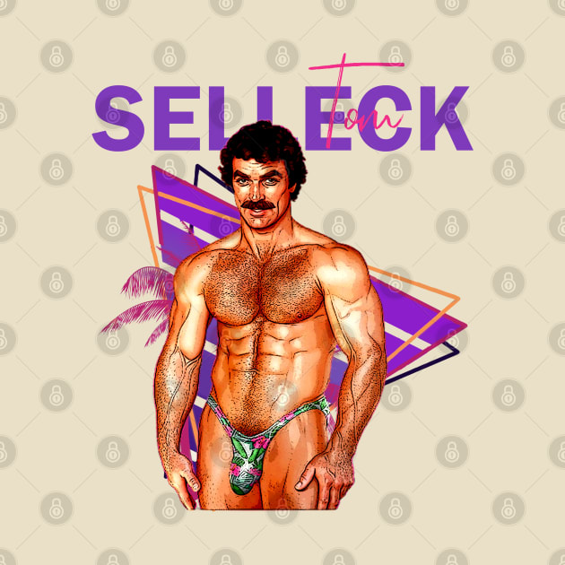 Discover Tom Selleck Sexy Pose - Tom Selleck - T-Shirt