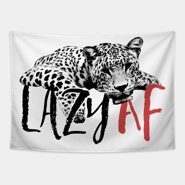 Lazy AF Tapestry by MarinasingerDesigns