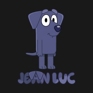 Jean-Luc is dark blue T-Shirt