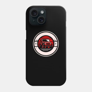 Jeep Wrangler Cherry Red Phone Case