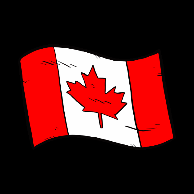 Flag of Canada by Baddest Shirt Co.