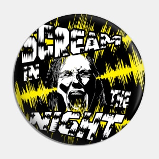 Gothic Theme Scream in the Night Pin