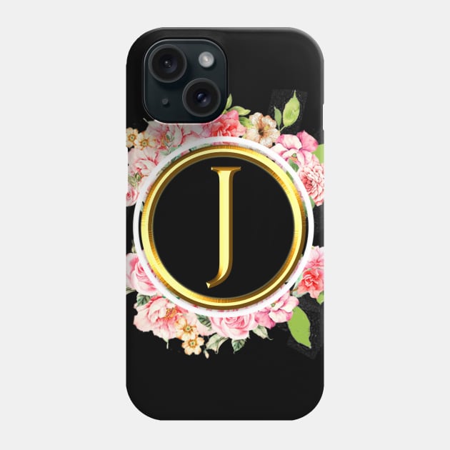 Letter J Shirt Alphabet Letter J Different Colors Phone Case by EmmaShirt