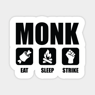 MONK Eat Sleep Strike Magnet