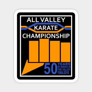 All Valley Karate Championship 50th Anniversay Magnet