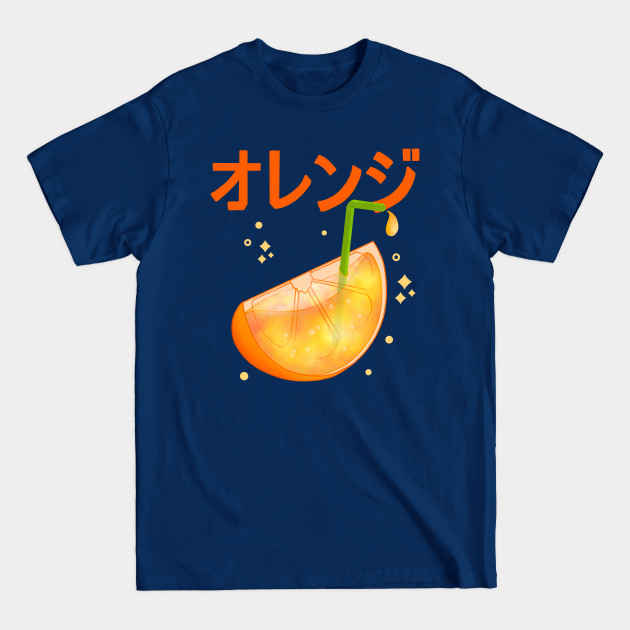 Kawaii Orange Juice - Orange Juice - T-Shirt