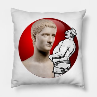 The Classic and the Popular exchanging ideas Pillow