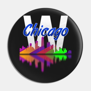 Chicago Skyline with W Pin