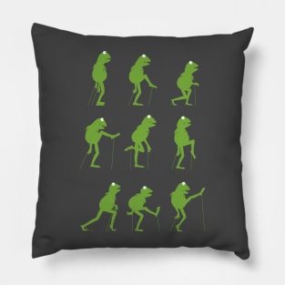 Ministry of Silly Frog Walks Pillow