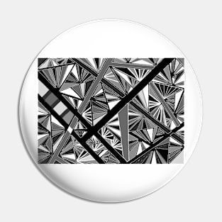 Stained Glass -- Gray Pin