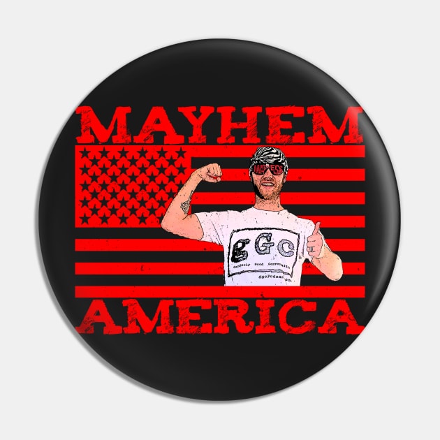 Mayhem America Pin by ggcPodcast