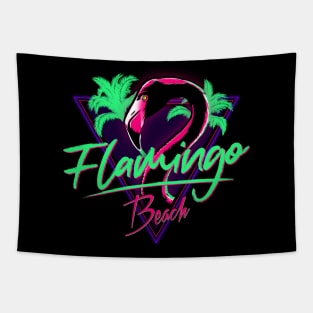 Flamingo Beach Tapestry