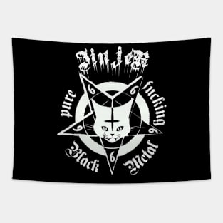 Cat metal jinjer Tapestry