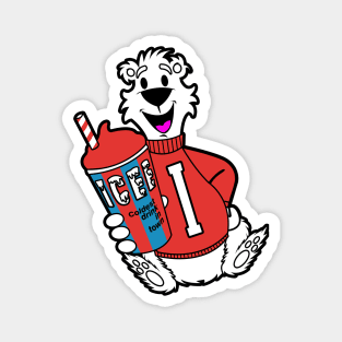 Icee Drink Bear Mascot Magnet