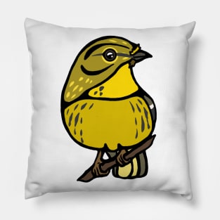 Pine Warbler Graphic Pillow