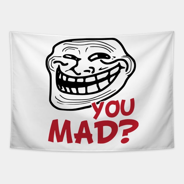 you mad troll face one more thisu Tapestry by cityfolk