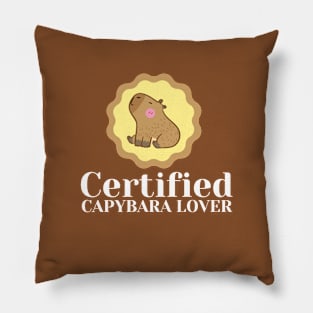 Capybara Lover Pillow