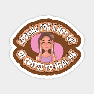 Hot Cup Of Coffee Magnet