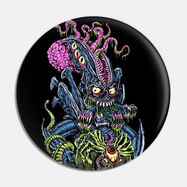 Alien Monster Pin by Robisrael