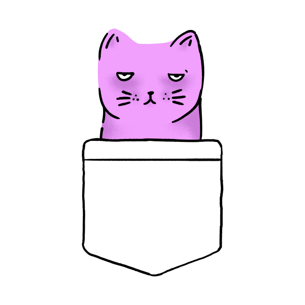 Pocket kitty by Crudecat