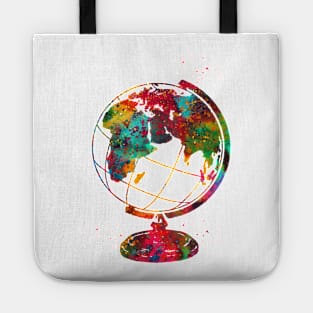 Vintage Globe Earth Tote