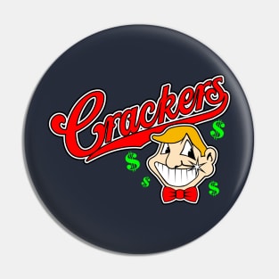 Caucasians Baseball Crackers Pin