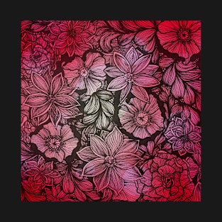 Red flowers T-Shirt