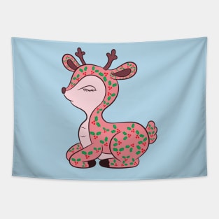 Joy in Silence Lil Reindeer Tapestry